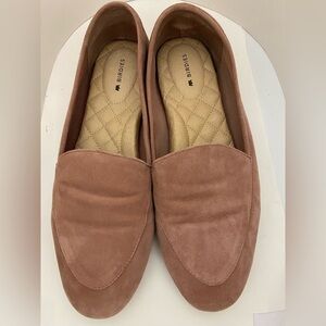 Birdies Blush Suede Loafers